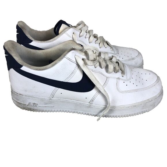 Nike Air Force 1 '07 Low Midnight Navy/White Size 11 (CJ1607-100) - Picture 1 of 7